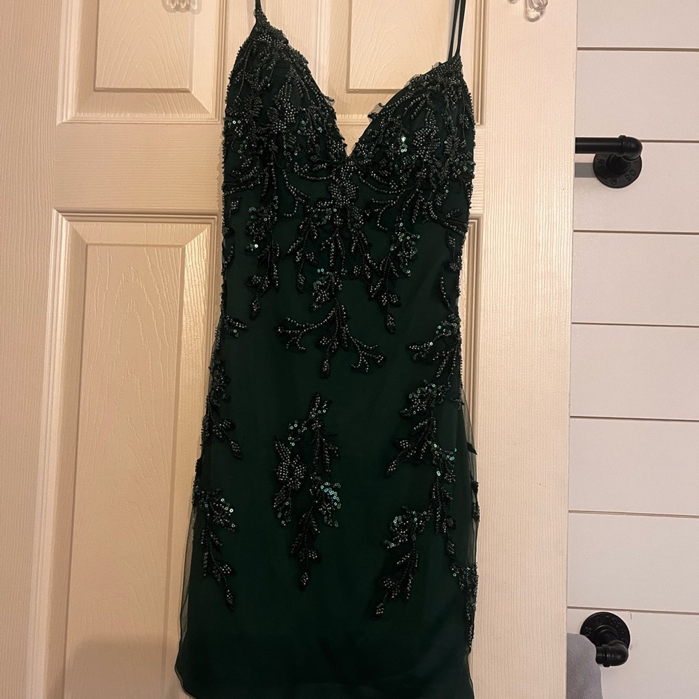 Green Faviana Homecoming Dress